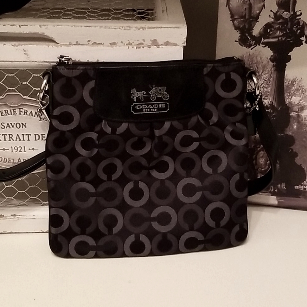 Coach logo crossbody bag